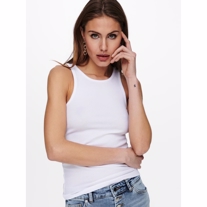 ONLY Rib Tanktop Kenya White